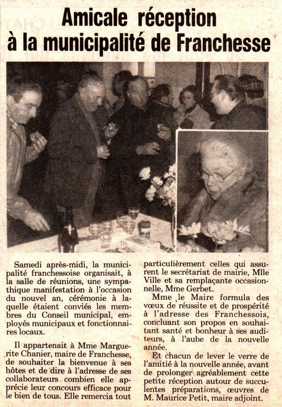 municipalité 25 janvier 1984